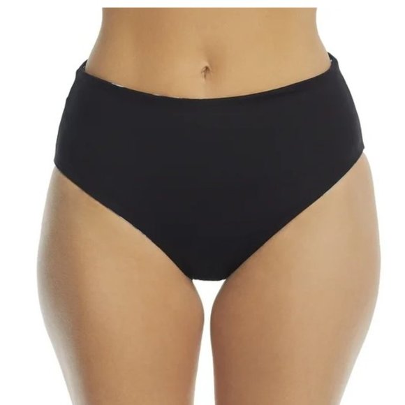 Coco Reef Retro Swirl High-Waist Reversible Bikini Bottom - Picture 7 of 9